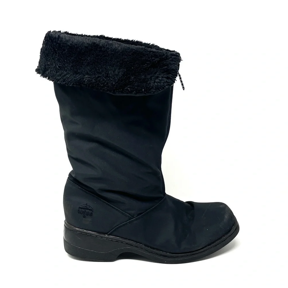 🌺 Totes Convertible Cynthia Nylon Weather Boots 7